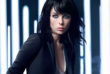 Edie Campbell, muse for Black Opium Nuit Blanche by Yves Saint Laurent