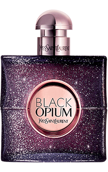 Perfume bottle Black Opium Nuit Blanche by Yves Saint Laurent