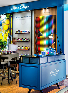 Atelier Cologne, corner at Printemps de la Beauté, Printemps Haussmann, Paris