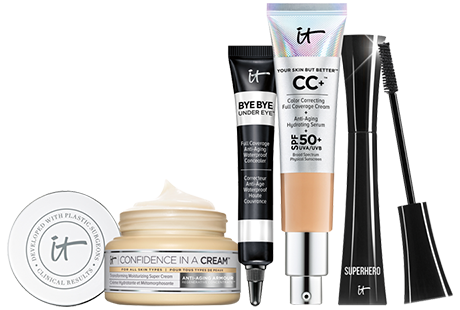 Make-up products range by the brand IT Cosmetics